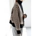 Women Aryclic Knitted Button Down Up Retro Cardigan